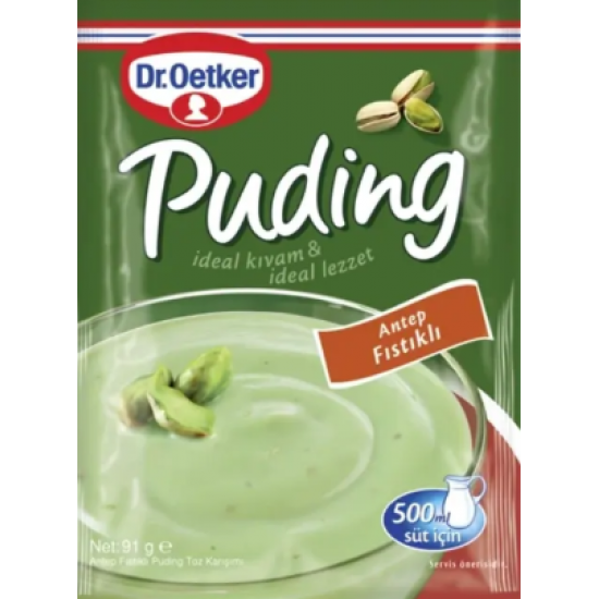 Dr.Oetker Puding Antep Fıstıklı 91 G
