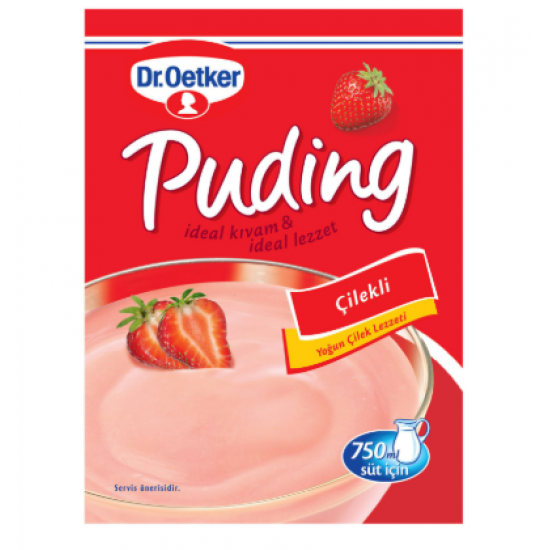 Dr.Oetker Puding Çilekli 120 G