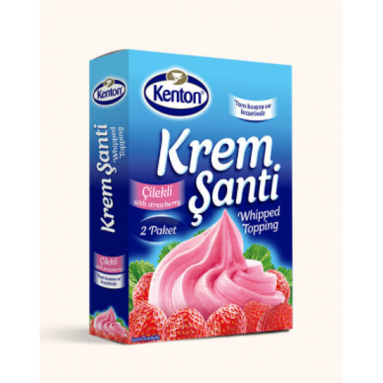 Kenton Çilekli Krem Şanti 2'li 150 G