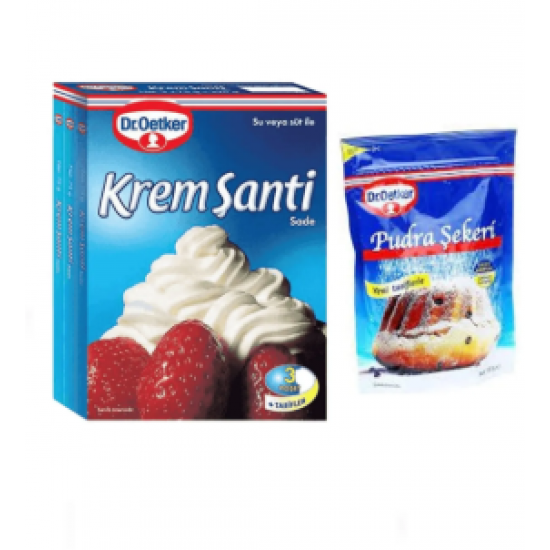 Dr.Oetker Krem Şanti + Pudra Şekeri Hediyeli 274 G