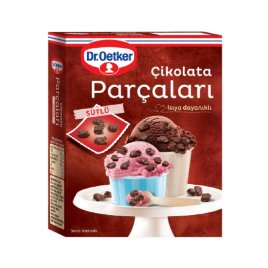 Dr.Oetker Sütlü Çikolata Parçaları 70 G