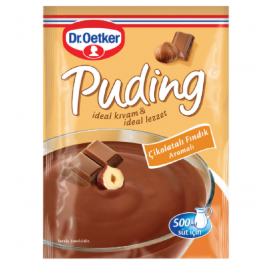 Dr.Oetker Puding Çikolatalı Fındıklı 102 G