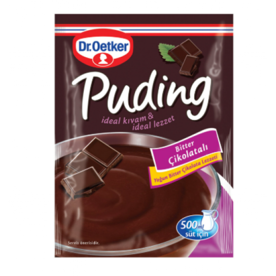 Dr.Oetker Puding Bitter Çikolatalı 111 G