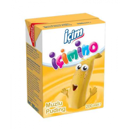 İçim İçimino Muzlu Puding 200 ml