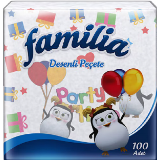 Familia Desenli Peçete 100'lü