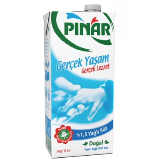 Pınar Süt Yarım Yağlı 1 LT