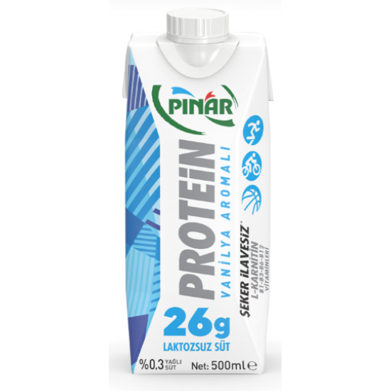 Pınar Protein Vanilyalı Süt 500 ML