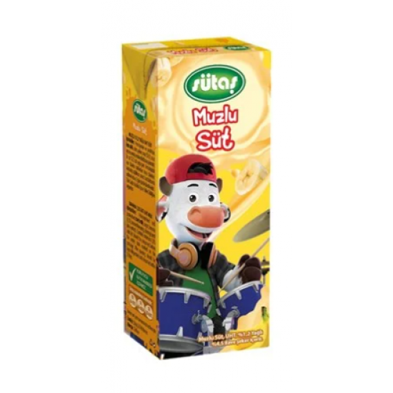 Sütaş Muzlu Süt 180 ML