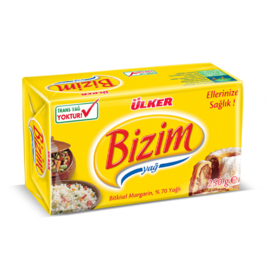 Bizim Tekli Margarin 250 G